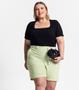 Imagem de Shorts Feminino Plus Size Secret Glam Verde