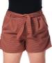 Imagem de Shorts Feminino Sarja Plus Vermelho Clochard Razon Jeans Vermelho