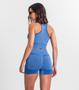 Imagem de Shorts Fitness Cintura Alta Seamless Style Box Azul