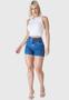 Imagem de Shorts HNO Jeans Curto Liso Com Elastano Azul