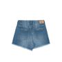 Imagem de Shorts Infantil Feminino Alakazoo Lenço Jeans Azul - 20597