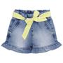 Imagem de Shorts Infantil Look Jeans c/ Cinto Jeans