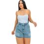 Imagem de shorts jeans curto feminino do 38, 40, 42, 44 estilo blogueirinha