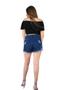 Imagem de Shorts Jeans Desfiado Moda Blogueira Cintura  R24