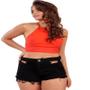 Imagem de Shorts Jeans Feminino Correntinha