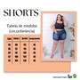 Imagem de Shorts Jeans Feminino Plus Size Confortável Primavera Verão