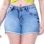 Imagem de Shorts Jeans Feminino ref7024 - Azul Claro