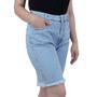 Imagem de Shorts Jeans Feminino Tharog Jorts Azul Claro - TH2342JN