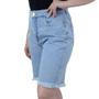 Imagem de Shorts Jeans Feminino Tharog Jorts Azul Claro - TH2342JN