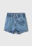 Imagem de Shorts Jeans Infantil Menina Toddler Com Bolso Coração