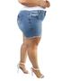 Imagem de Shorts Jeans Plus Size Femino Hot Pants Plus Size Com Lycra!