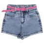 Imagem de Shorts Juvenil Look Jeans c/ Cinto Jeans