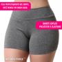 Imagem de Shorts Legging Suplex Preto TAMANHO P (34-36) Armada Force Liso Confortável Meia Coxa Cintura Média Shortinho Legg Básico Poliéster Elastano Básico