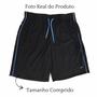 Imagem de Shorts Masculino Calção Futebol Francioni 2 Bolsos P Preto Premium Elite