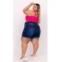 Imagem de Shorts Meia Coxa Jeans Ane Plus Size Cintura Alta 