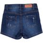 Imagem de Shorts Menina Mania Kids em Malha Denim Escuro com Strass