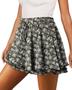 Imagem de Shorts Onlypuff Flowy Chiffon com babados para mulheres brancas L