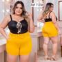 Imagem de Shorts Plus Size com Cinto Cintura alta GG 2189