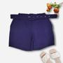Imagem de Shorts Plus Size com Cinto Cintura alta GG 2189