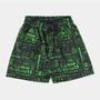 Imagem de Shorts Praia e Piscina Infantil BGR Microsuede Sublimado cor Verde