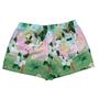 Imagem de Shorts Praia Fem Okdok 2225900 - Verde x Rosa