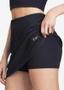 Imagem de Shorts-saia beach tenis riosoft preto rio yoga