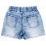 Imagem de Shorts Saia Infantil Look Jeans c/ Elástico Jeans Moletom