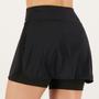 Imagem de Shorts Saia Selene Fitness Feminino Preto