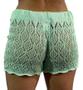 Imagem de Shorts Saída De Praia Feminino Rendado Transparente - R01