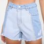 Imagem de SHORTS Sawary FEMININO JEANS PATCHWORK E BARRA DESFIADA-268047