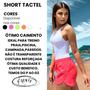 Imagem de Shorts Tactel Pink Para Academia Plus Size Veste Super Bem Moderno Lindo