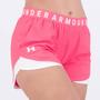 Imagem de Shorts Under Armour Play Up 3.0 Feminino Rosa Neon