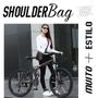 Imagem de Shoulder Bag Bolsa de Ombro Impermeável com Alça Regulável Preto