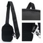 Imagem de Shoulder Bag Hurley Bolsa Masculina Feminina Transversal Ombro Moderna Resistente