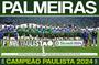 Imagem de Show de Bola Magazine SuperPôster - Campeão Paulista 2024 - Palmeiras