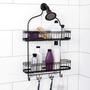 Imagem de Shower Caddy Zenna Home Extra Wide Hanging Bronze