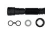 Imagem de Sifao Pvc Flexivel Blukit Com Arruela Pvc 1,1M Preto 030141-425