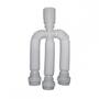 Imagem de Sifao Pvc Flexivel Delflex Branco Triplo Com Anel   Sf T