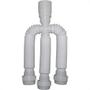 Imagem de Sifao Pvc Flexivel Delflex Branco Triplo Com Anel Sf T
