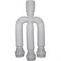 Imagem de Sifao Pvc Flexivel Delflex Branco Triplo Com Anel Sf T