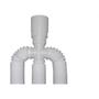 Imagem de Sifao Pvc Flexivel Delflex Branco Triplo Com Anel Sf T