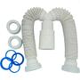 Imagem de Sifao Sanfonado Delflex Multiuso Duplo Arruela Pvc