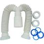 Imagem de Sifao Sanfonado Delflex Multiuso Duplo Arruela Pvc