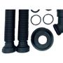 Imagem de Sifao Sanfonado Extensivel Censi.Duplo Preto Fosco Com Suporte E Canopla ( Pia - Tanque - Lavatorio ) - 7210