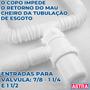 Imagem de Sifão Universal Sanfonado Duplo Com Copo Astra