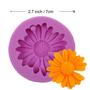 Imagem de Silicone Chocolate Molds Acccatto Daisy Flower, 4 pacotes