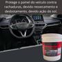 Imagem de Silicone Gel P/ Plástico Borracha Realça Brilho Protege 500g - Aroma de Carro Novo