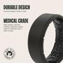 Imagem de Silicone Ring Groove Life Edge preto/preto para homens tamanho 13