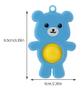 Imagem de Simple Dimple Fidget Toy Pop Bubble Sensorial Ursinho Marrom