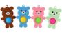 Imagem de Simple Dimple Fidget Toy Pop Bubble Sensorial Ursinho Rosa